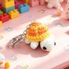 Adorable Turtle Keychain, Handmade Crocheted Miniature Turtle Plush Toy Hanging Bag Charm Ornament