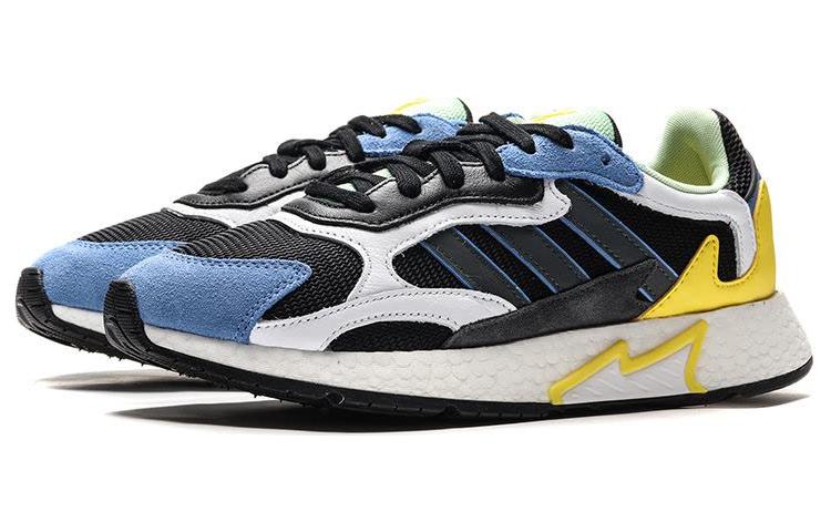 Men's Sneakers Adidas Originals TRESC Run BR Low top Casual Shoes Men's Black Blue Yellow