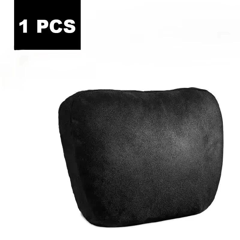 1Pcs Black Car Pillow S Class Soft Universal Adjustable Car Pillow Neck Rest Cushion High Quality Car Headrest Neck Support Seat