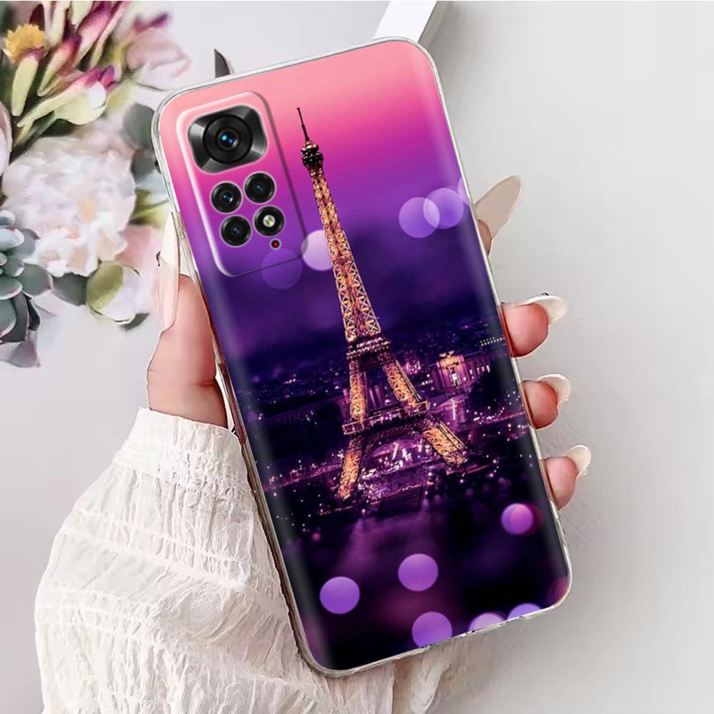 Soft TPU Case For Redmi Note 11 Pro Plus Case Butterfly Painted Phone Silicone Back Cover For Xiomi Redmi Note 11 Note11 Pro 11S