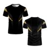 Boxing Fighting Competition 3D Printed T-shirt Men's Running Sports Short Sleeve Top Summer Outdoor Fitness Round Neck Clothing