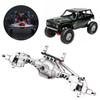 Aluminium Alloy Universal Heighten Axle for SCX10 One and Two Generations RC Car SilverFront Axle