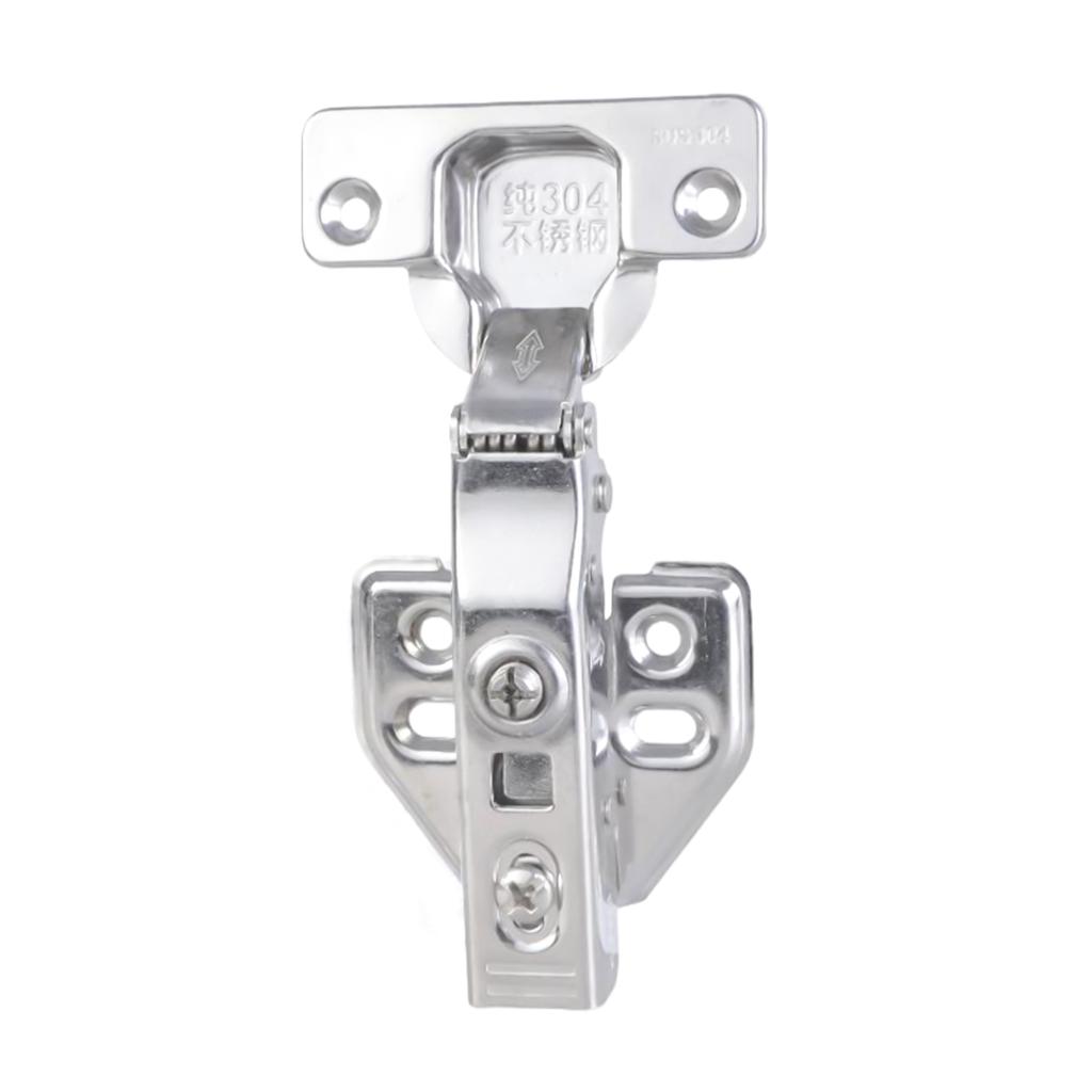 Cabinet Door Hinges Repair Set of 2 Includes 1 Plates and 12 Screws Stainless Steel Materials for Long Time Use