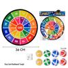 72cm Foldable Sticky Ball with 36cm Target - Cartoon Interactive Toy for Indoor & Outdoor Parent-Child Play