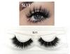 1 Pairs Makeup Eyelashes 3D Mink Lashes Fluffy Soft Wispy Natural Cross Eyelash Extension Reusable Lashes Mink 5D False Eyelash