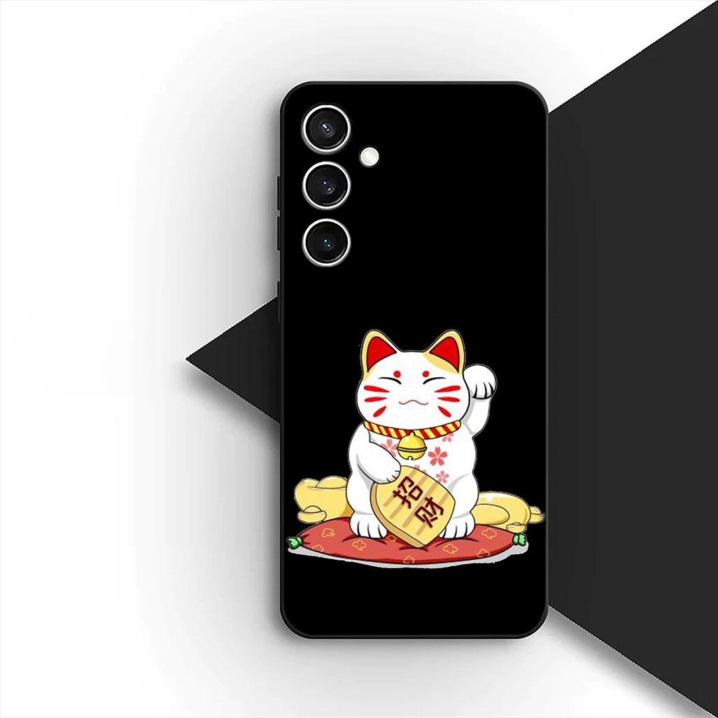 

Protective Cover for Xiaomi Poco C75 C65 C85 X7 X6 M8 F7 F8 Ultra F6 Pro Casing Phone Case Lucky Money Cat Poco F6 Pro