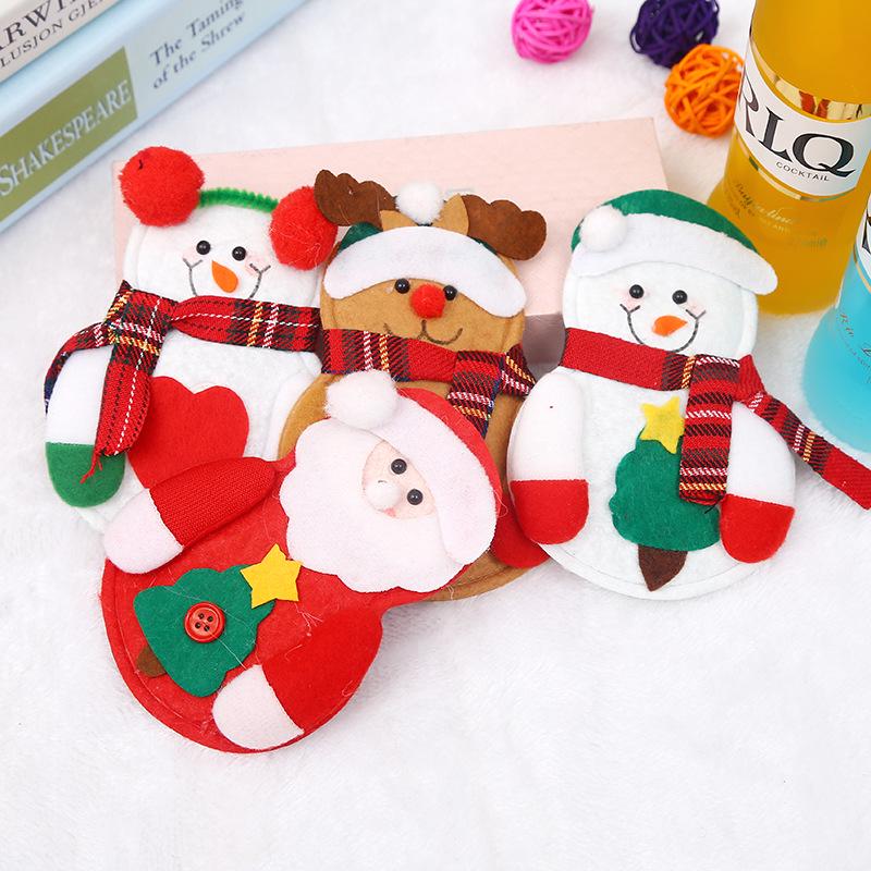Festive Snowman Cutlery Holder - Creative Christmas Table Set