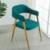 Thickened Elastic Fabric Hollow Chair Set Restaurant Restaurant Split Chair Cover