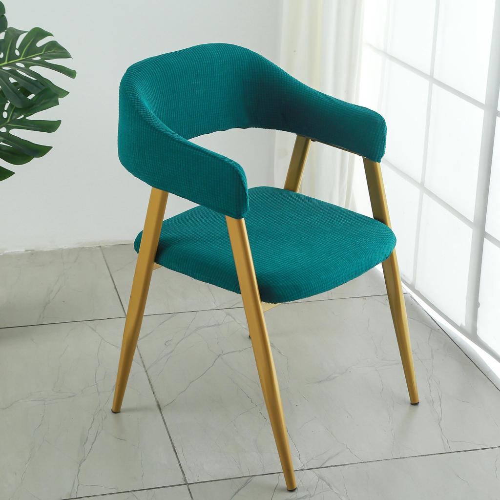 Thickened Elastic Fabric Hollow Chair Set Restaurant Restaurant Split Chair Cover