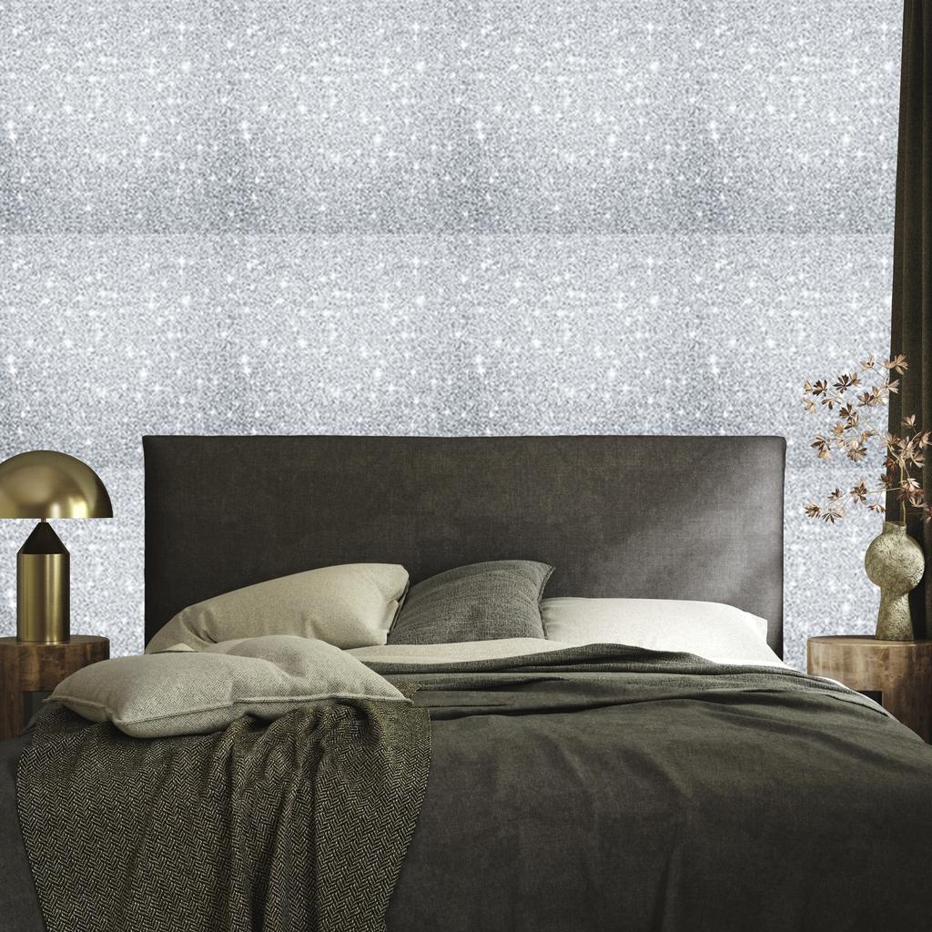 Glitter wallpaper light gray, white and gray 50x1000