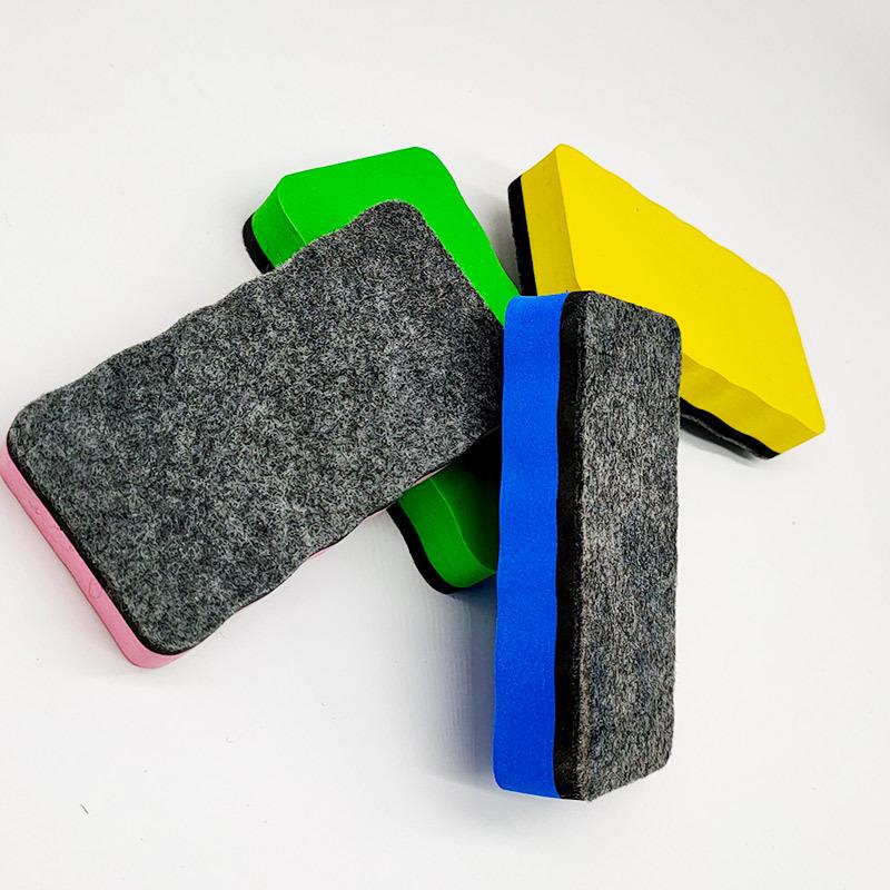 Magnetic EVA Felt Whiteboard Eraser - Rectangular Brush