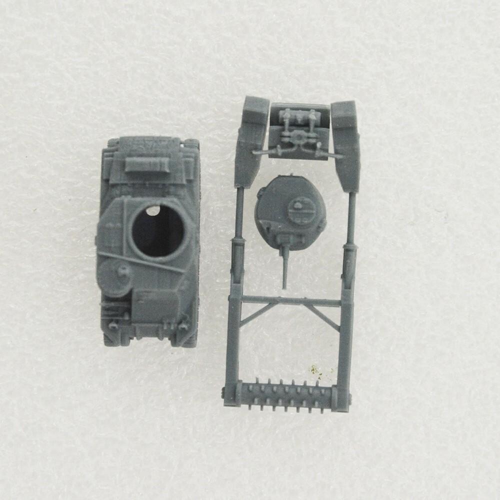 SSMODEL 1/200 Military Model Kit US M3 Grant With Paravane Medium Tank