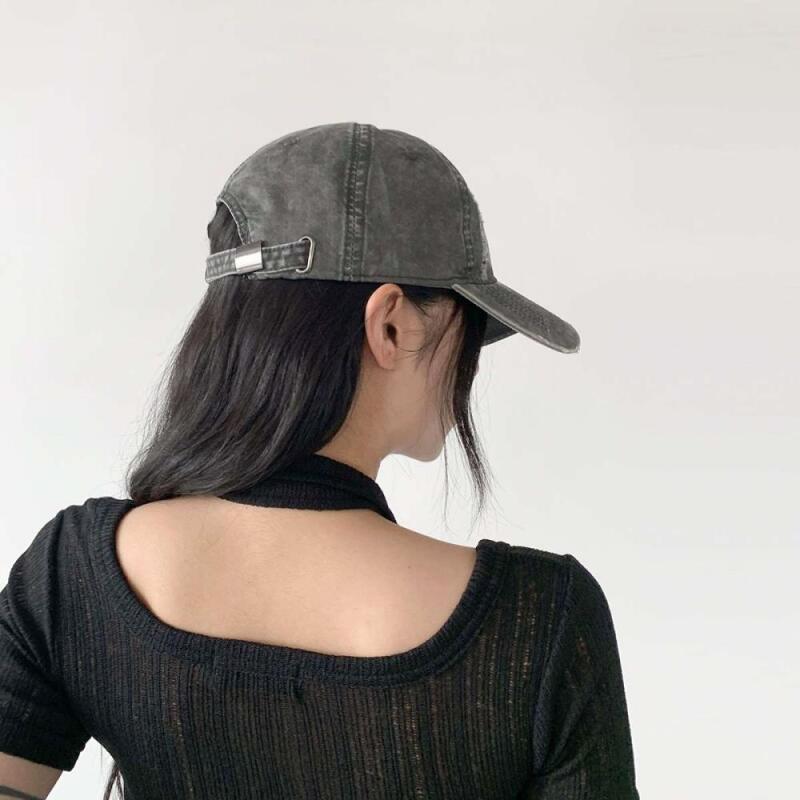 Women s Vintage Cotton Washed Ball Cap Baseball Cap Red