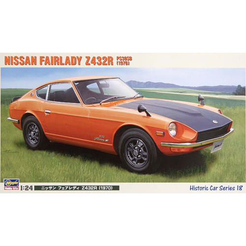 Hasegawa 1/24 Nissan Fairlady Z432R Plastic Model HC18