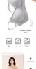 Women's Seamless Fashion Bra with W-shaped Soft Support, Wire-free Lifting Cups, and Thin Style Foundation.