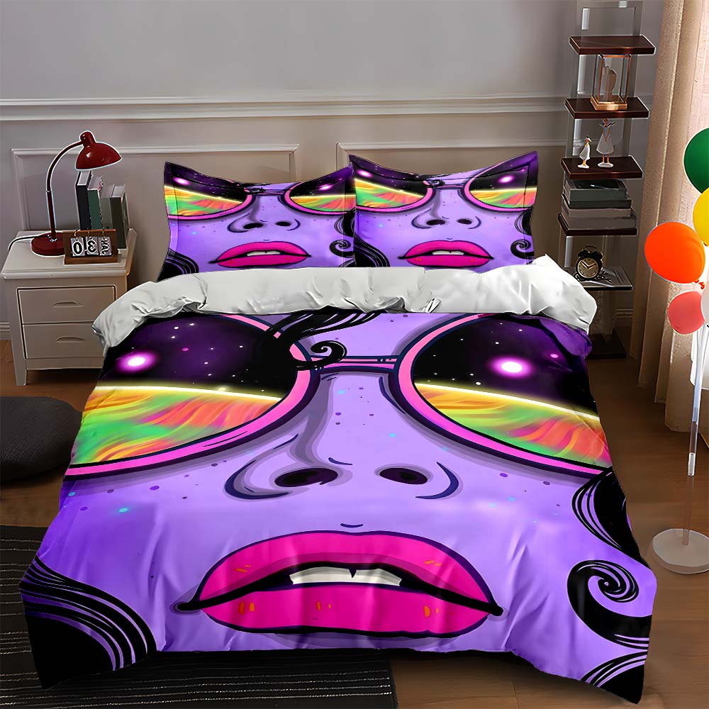 

Swirling vibrant gradient. Bedding Duvet cover sets Duvet covers Pillowcases gifts (1 * Duvet Cover 2 * Pillowcases, without duvet insert) 135x200cm