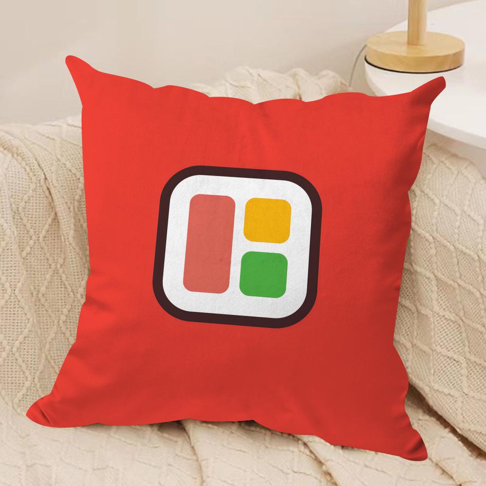 Anime Japan Day Cushion Cover Short plush Doublesided Print Square Throw Pillow Covers Sofa Home Cushion Decor