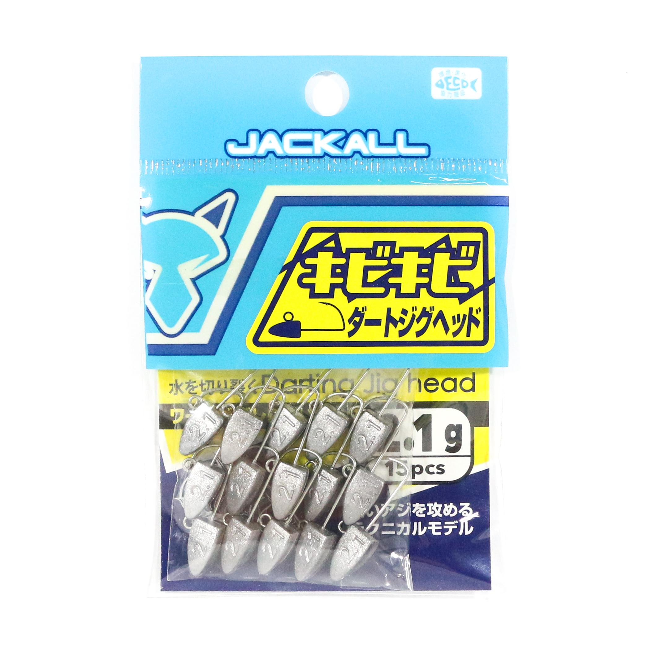

Джиг-головки Jackall Kibi Kibi Dart 15 шт., оптовая упаковка 2,1 грамма (3928)