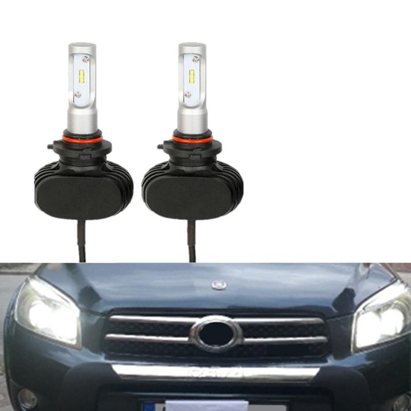 For Toyota RAV4 3rd Gen XA30 NonFL 2008 2pcs/lot Canbus Error Free White 9005 HB3 4000lm LED Tip Headlight Kit
