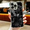 Gym Mode Fitness Bodybuilding Plating Phone Case For Iphone 16 17 Pro Max Air 16E 14 15 Plus 12 13 Mini Anti-Fall Airabag Cover