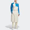 Adidas Originals Blue Version 83-C Colorblock Double-Breasted Belted Long Sleeve Coat Men Outerwear IA2466