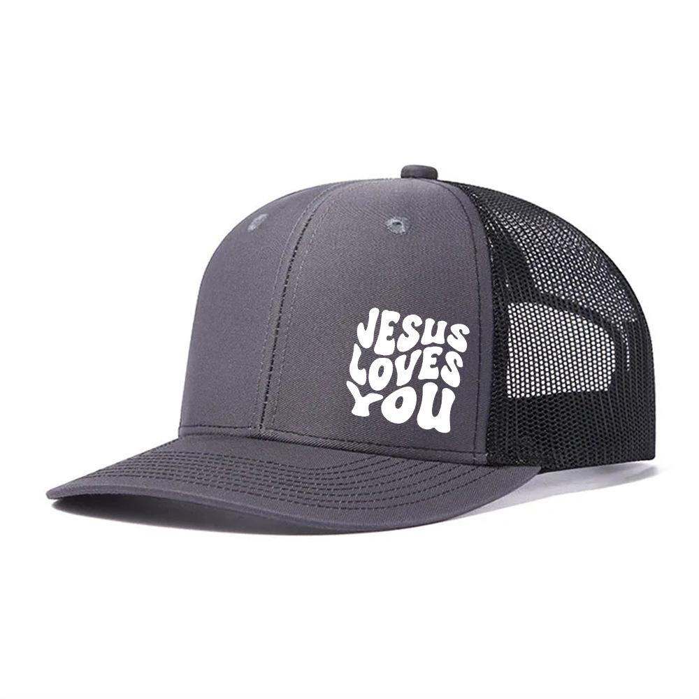 Love You Fashion Hip Hop Casual Men'S And Women'S Mesh Cap Adult Adjustable Cap Sun Hat Baseball Cap