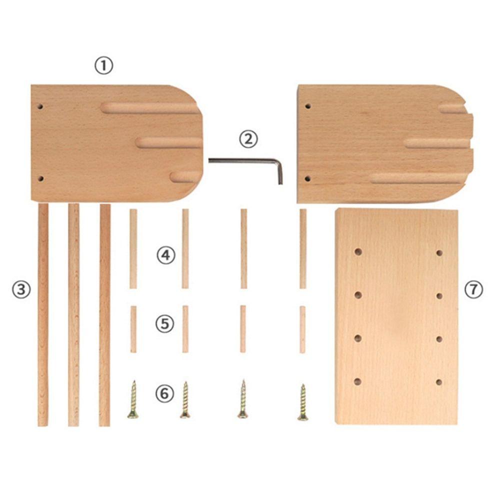 Rotating Weaving Yarn Ball Holder Wooden Sewing Thread Storage Rack Thread Spool Holder  Home