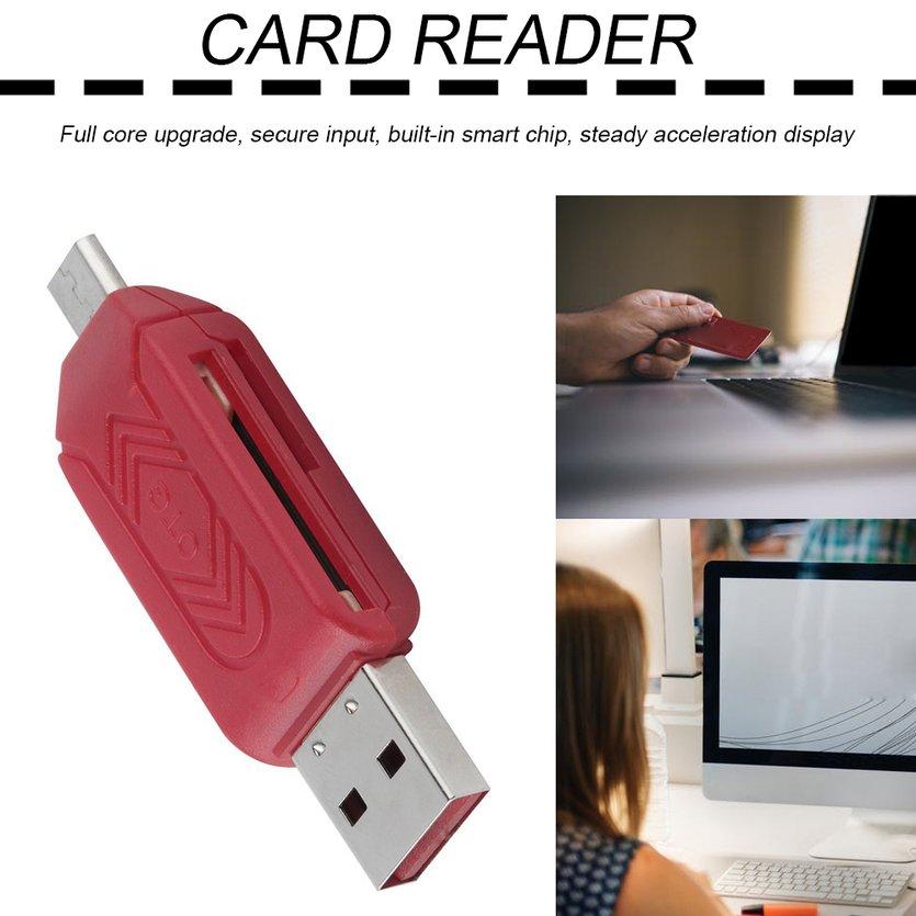 Buy Black ABS Reliable Micro USB OTG TF Tflash Card Reader for Cell