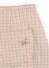 Another A Low-Rise Check Lace Mini Skirt_Beige
