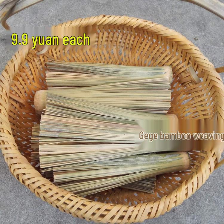 Handmade Bamboo Winnowing Basket & Tray: Round, Hole & Solid Designs for Sifting, Drying, or Decoration.