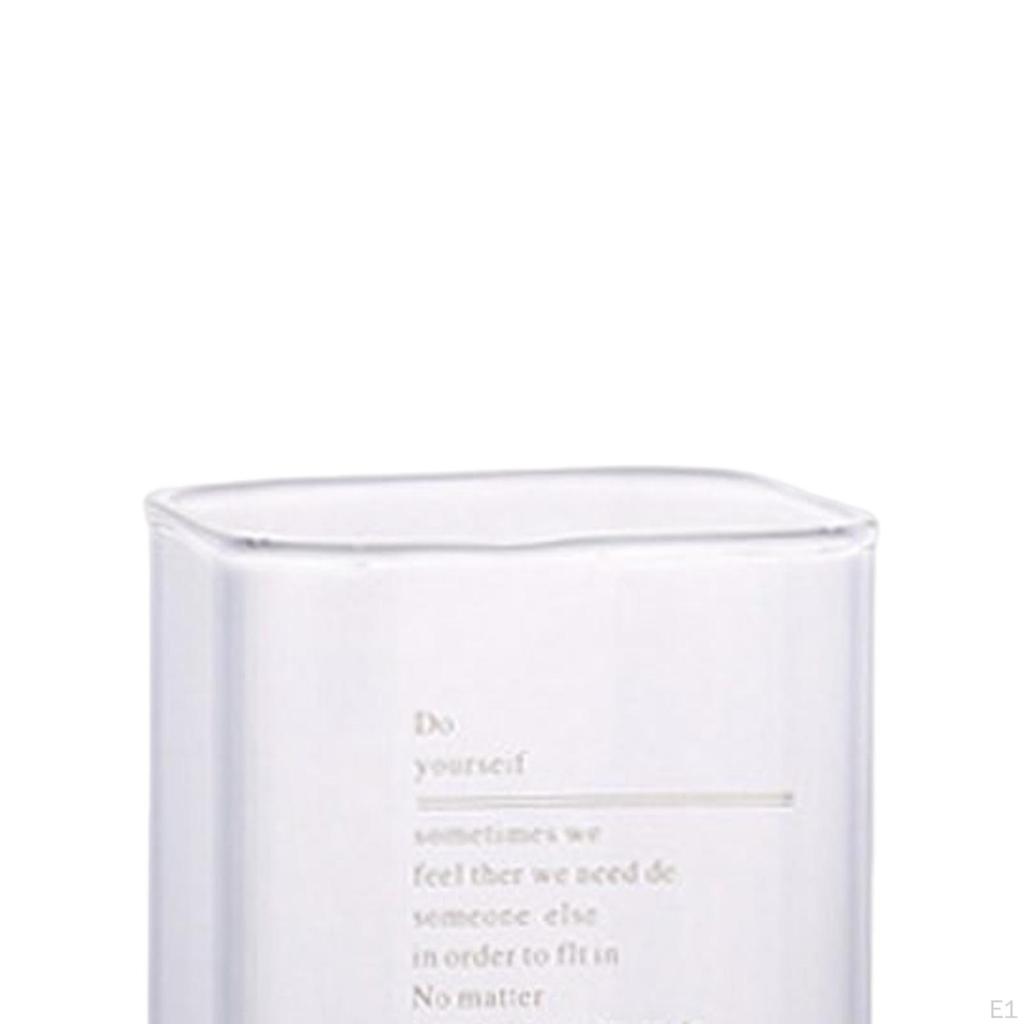 Drinking Glasses Glass Can Transparent Cups Tumbler for tea Party Home