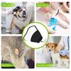 Dog Cone Collar Adjustable Fastener Tape Post-Surgery Recovery Soft Dog Cone Collar with Clear Splicing Cover