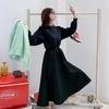 Long Women's A-Line Swing Dress - Korean Style, Autumn/Winter 2025
