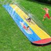 Double Water Slide with 6.1m Extension, Fountain Mat, Water Slide, Pool, Water Play Toy, Lawn Play, Water Play Lawn Surfboard, Lawn Water Slide,