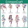 Hololive Vtuber Acrylic Stand Delightful Desktop Decor Showcasing Fubuki Okayu Ayame Subaru Matsuri
