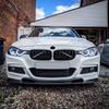 ZBIF1 Upgrade 2 Line Body Kit Front Bumper Kidney Grill Hood Inlet Grille For BMW 3 Series F30 F31 F35 2013-2018 325i 328i 320i Tuning