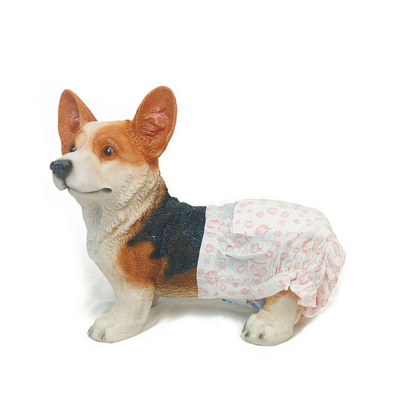 

Corgi Special Dog Toilet Urine Pad Baby Diaper Diapers Male Dog Female Canine Sanitary Pads Pet Supplies Bitches XXS (recommended 0.50 kg-1.00 kg 10 pieces