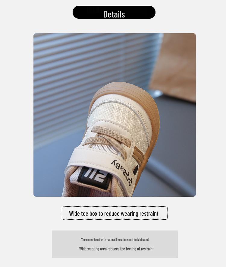 2025 Breathable Mesh Baby Walker Shoes, Soft Sole Cartoon Design for Boys & Girls