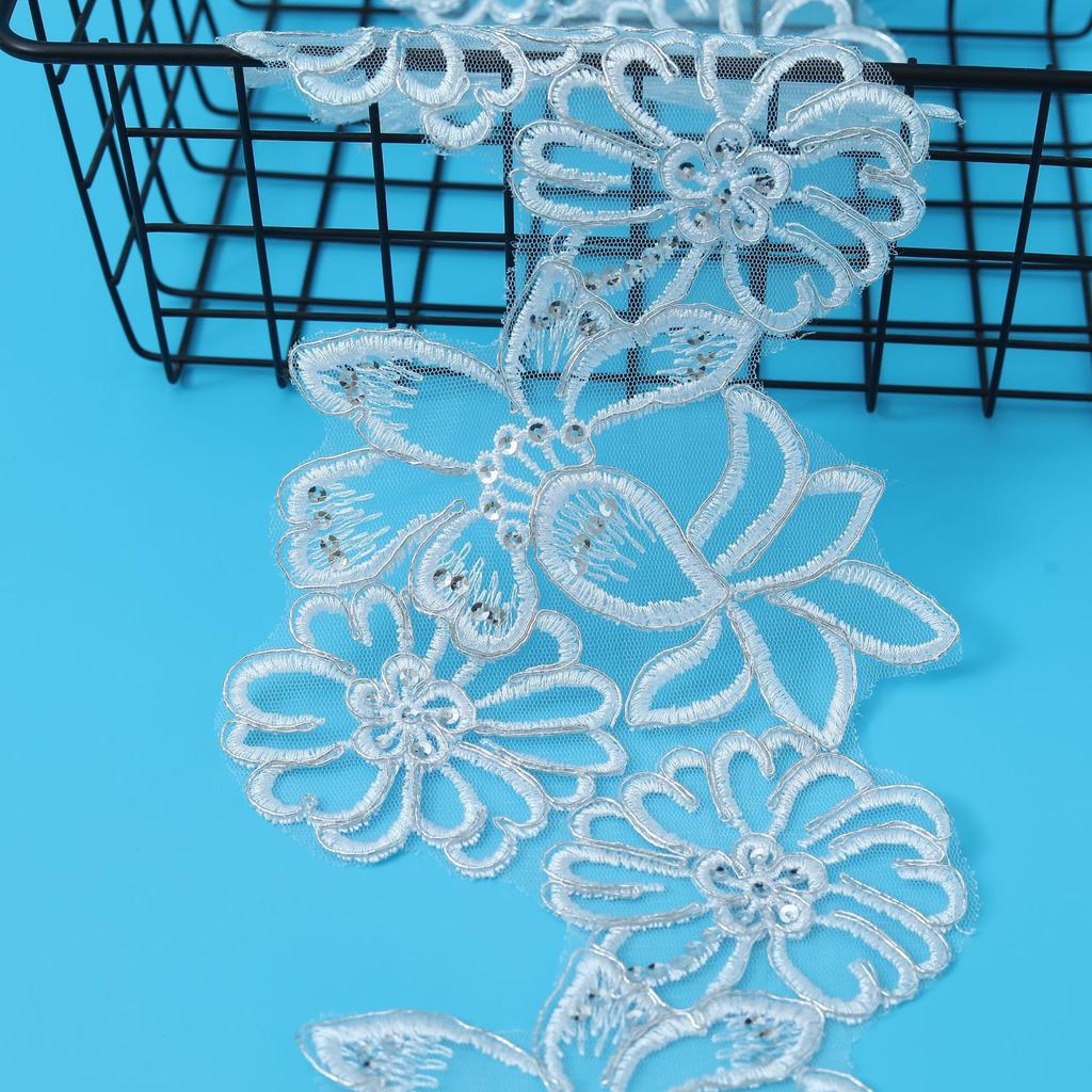 Wedding Car Bone Thorn Embroidery Edge Clothing Clothing Accessories Lace Clothing Children'S Clothing Handmade Accessories Polyester Silk Lace