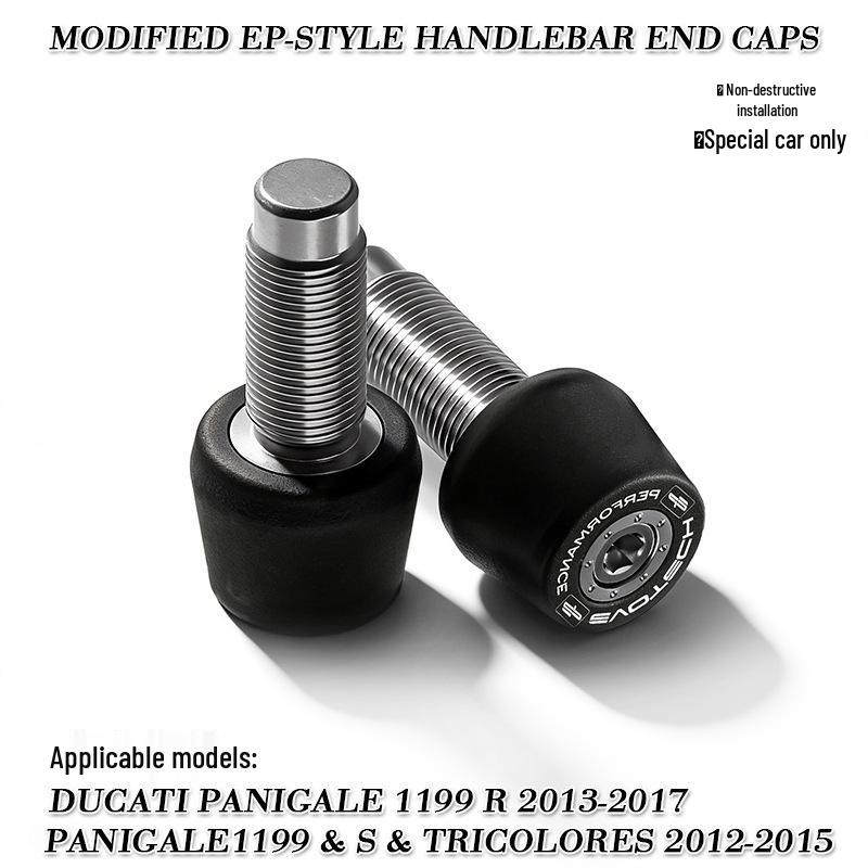 

Fit for Ducati PANIGALE 1199 R: EP Style Aluminum Alloy Weighted Handlebar End Caps