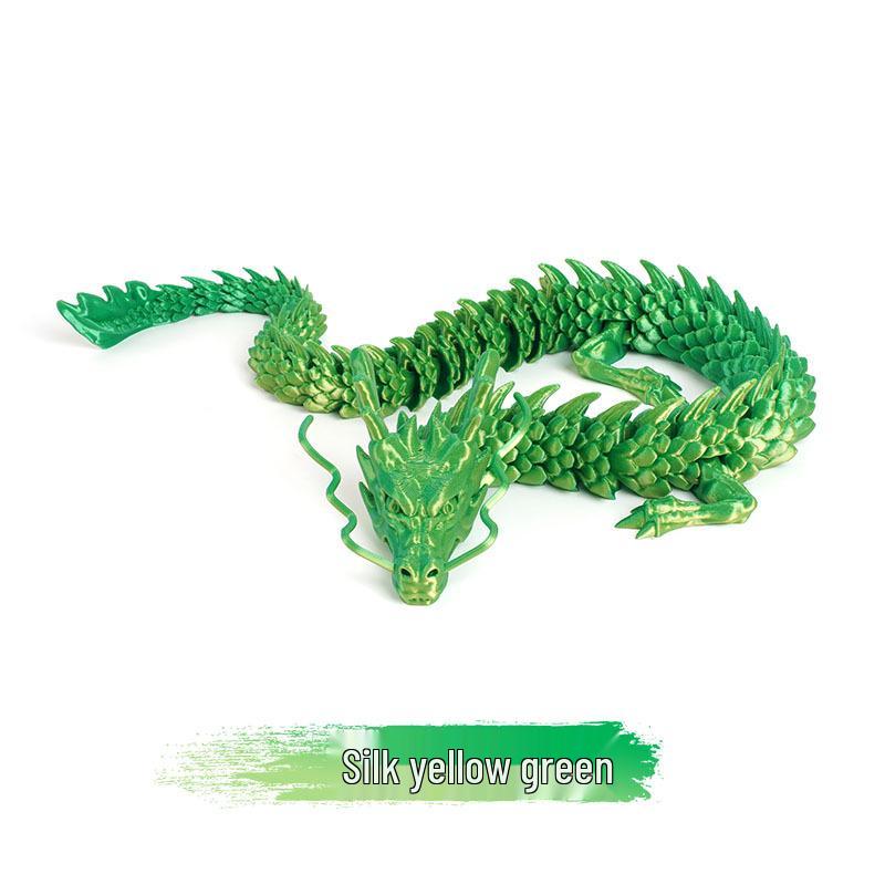3D Printed Chinese Dragon Egg Ornament Toy Figurine Gift Craft