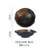 Japanese and Korean Ceramic Bowl Irregular Fruit Salad Bowl Home Large Shaped Ramen Bowl Serving Sashimi Tableware