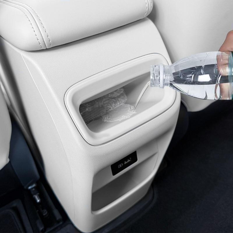 For Geely EX2 Car Rear Ventilation Anti Kick Storage Compartment Silicone Anti Dirt Box for Rear Seats Car Interior Accessories