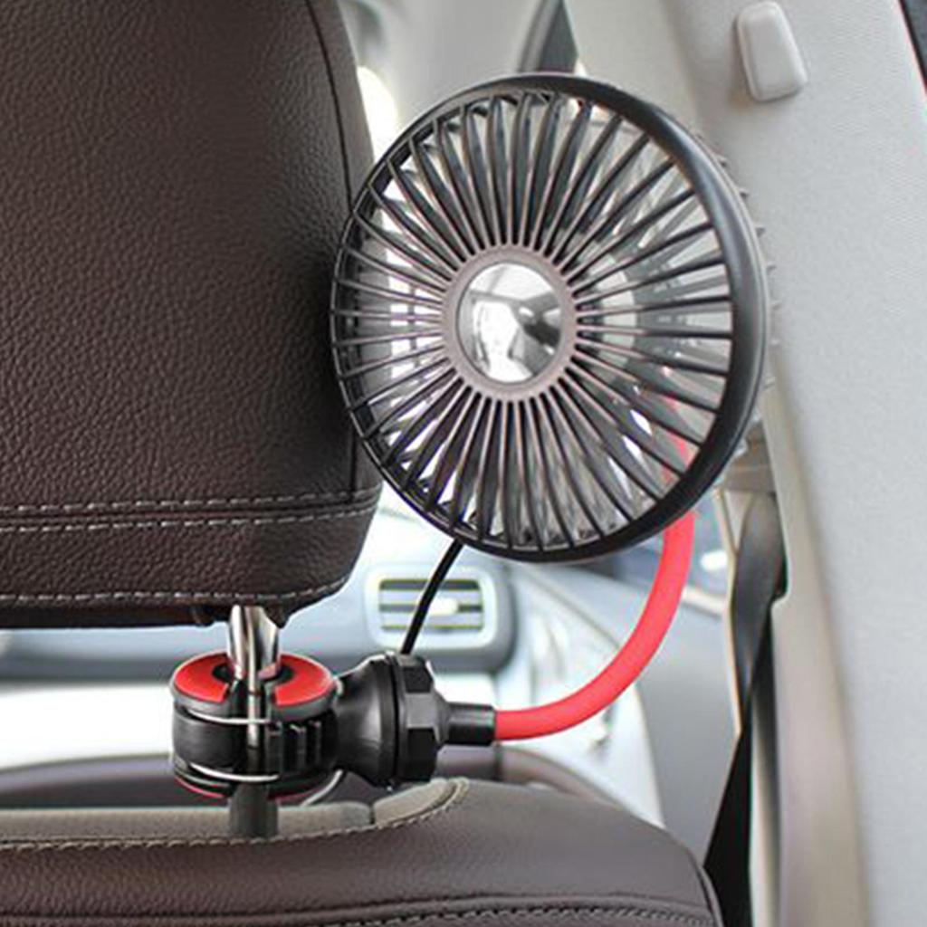 Portable Fan For Car 3 Speeds Powerful Car Fan For Driver Powerful USB Cooler Gadgets Enhance Air Circulation For Truck Golf