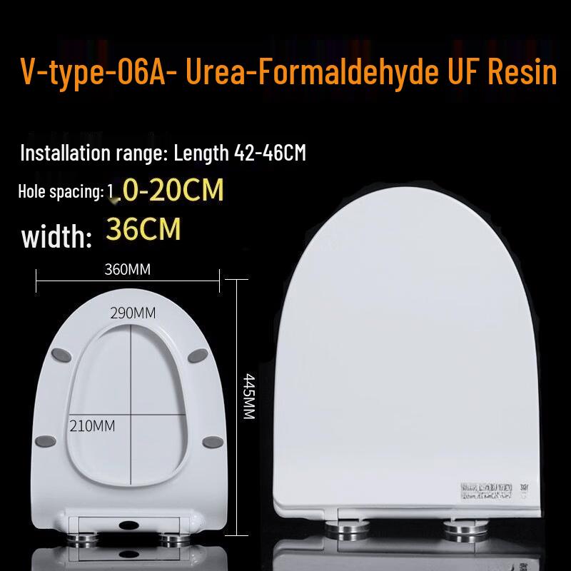 Universal U-Shaped UF Resin Toilet Seat