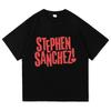 Stephen Sanchez Sing Love Again Tour 2026 T-shirt Col Rond Manches Courtes Été Unisexe T-shirts Amples Design Décontracté Merch Graphique