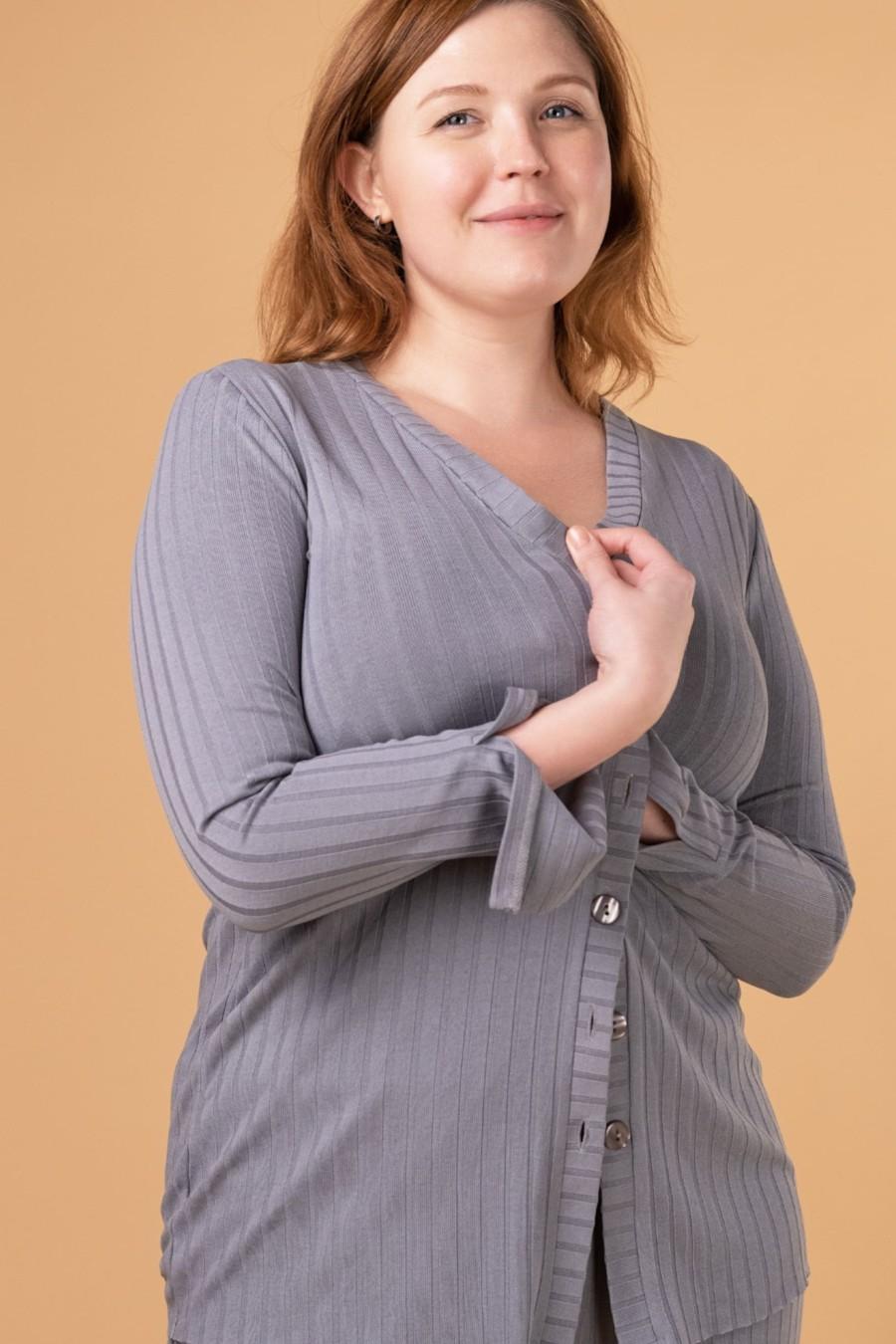 

Кардіган brabrabra (85914) 42/44(S/M) сірий