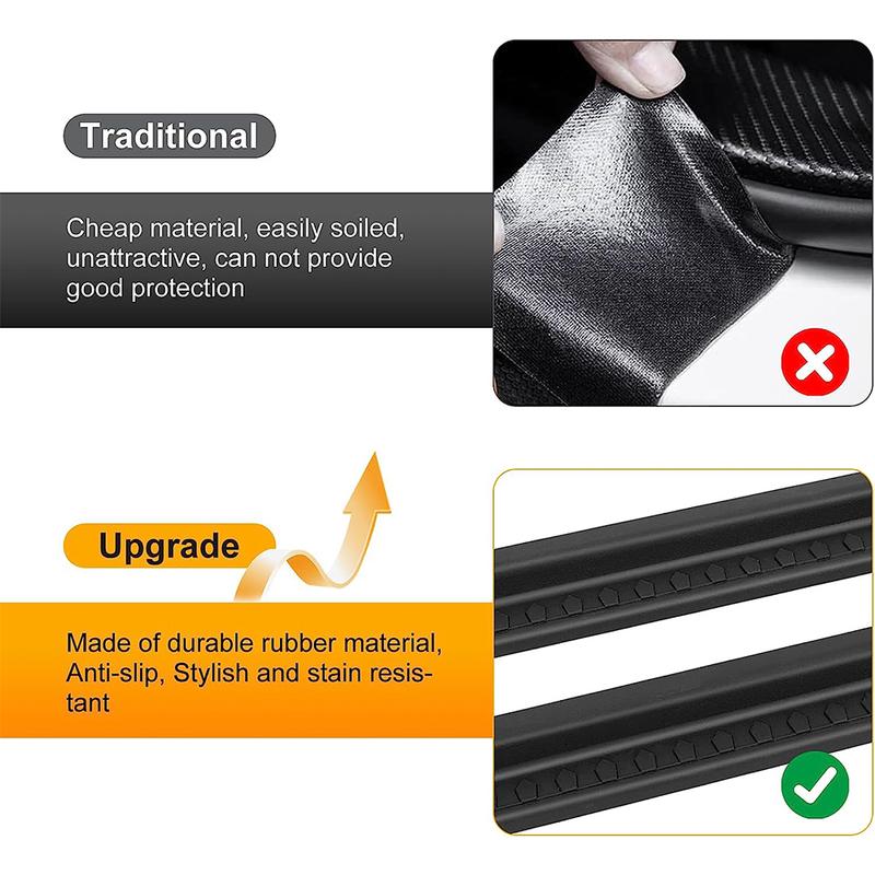 2pcs Door Sill Guards For Jeep Wrangler TJ 1997 1998 1999 2000 2001 2002 2003 2004-2007 Door Sill Guards Kit Door Entry Guards