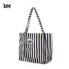 Lee Striped Canvas Tote Shoulder Bag