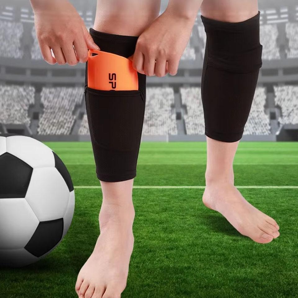 Durable And Safe Loogdeel 1 Pair Sports Safety Shin Pads Sleeves Football Shin Holder Instep Socks Nylon Leg Guard Sleeves For Kids Boys Men